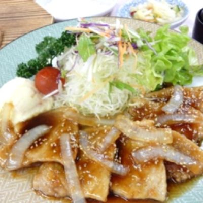 国産豚ロースのスタミナ焼き膳￥1,700