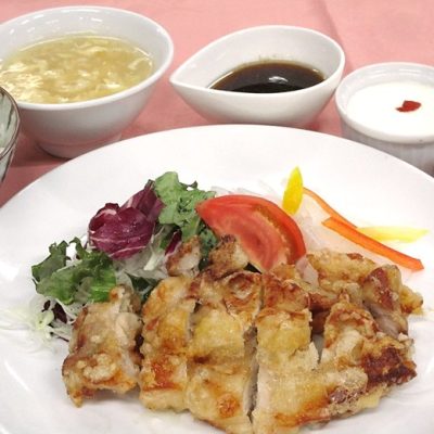 国産銘柄鶏の油淋鶏   ￥1,760